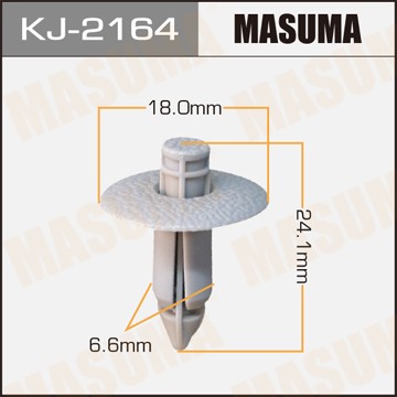 Клипса крепежная KJ2164 MASUMA