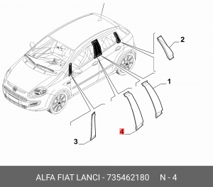 Деталь 735462180 ALFA FIAT LANCIA