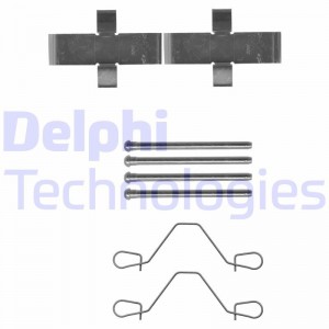 Комплектующие, колодки дискового тормоза LX0216 DELPHI