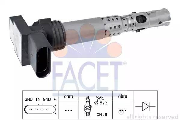 Катушка зажигания 9.6331 FACET