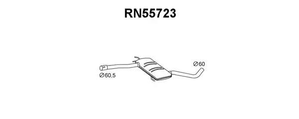 Предглушитель выхлопных газов RN55723 VENEPORTE