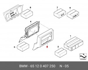 Деталь 65 12 0 407 250 BMW