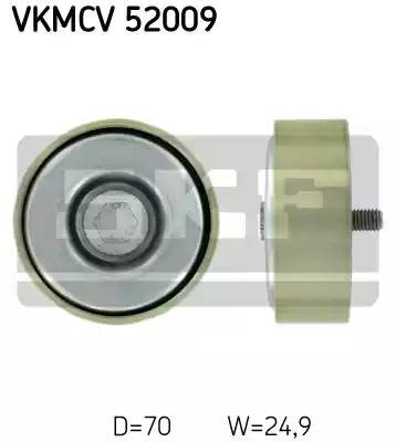 Паразитный / ведущий ролик, поликлиновой ремень VKMCV52009 SKF