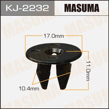 Клипса крепежная KJ2232 MASUMA