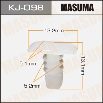 Клипса крепежная KJ098 MASUMA