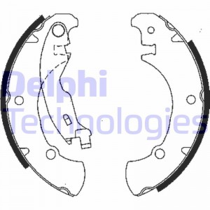Комплект тормозных колодок LS1840 DELPHI