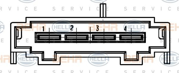 Блок управления, отопление / вентиляция 5HL 351 321-491 HELLA