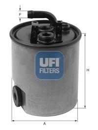 Топливный фильтр 24.005.00 UFI
