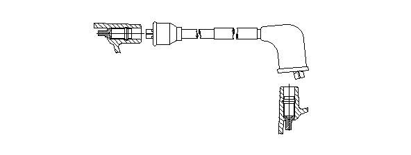 Провод зажигания 619E25 BREMI