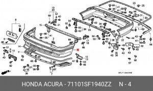 Буфер 71101SF1940ZZ HONDA