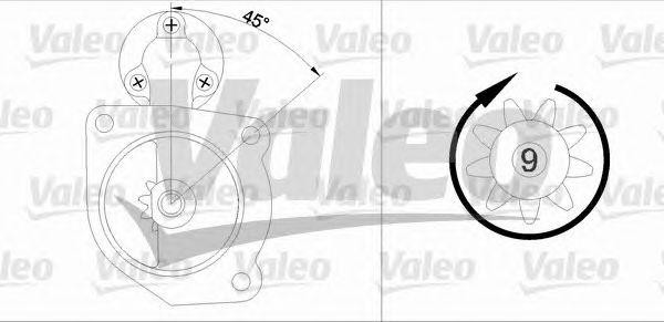 Стартер 455536 VALEO PHC