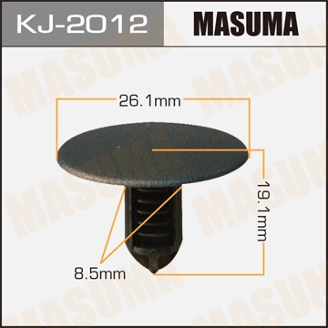 Клипса крепежная KJ2012 MASUMA