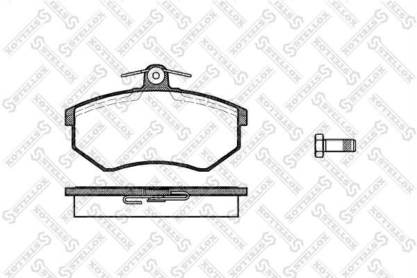 Колодки тормозные дисковые 145-000-SX STELLOX