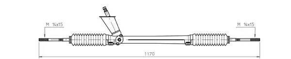 Рулевой механизм DSR622L DELCO REMY