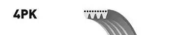 Ремень приводной 4PK830SF GATES