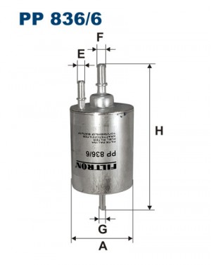 Фильтр топливный PP8366 FILTRON