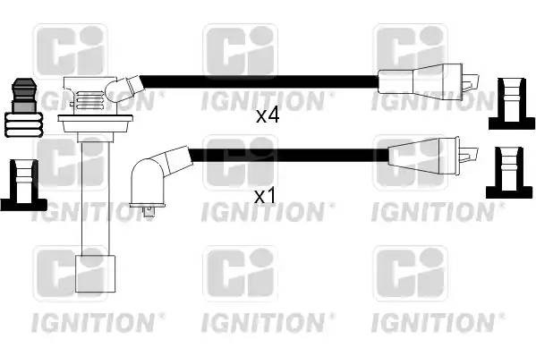 Ккомплект проводов зажигания XC896 QUINTON HAZELL