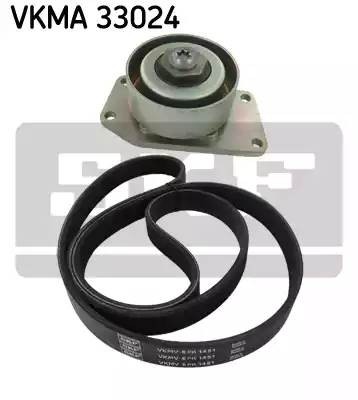 Поликлиновой ременный комплект VKMA33024 SKF