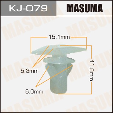 Клипса крепежная KJ079 MASUMA