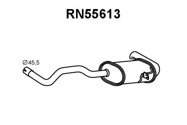 Глушитель выхлопных газов конечный RN55613 VENEPORTE