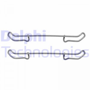 Комплектующие, колодки дискового тормоза LX0076 DELPHI