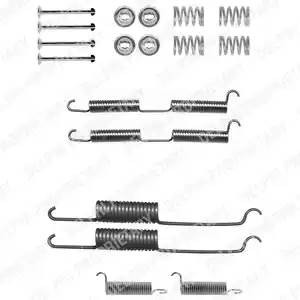 Комплектующие, тормозная колодка LY1124 DELPHI