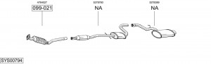 Катализатор 099921 BOSAL