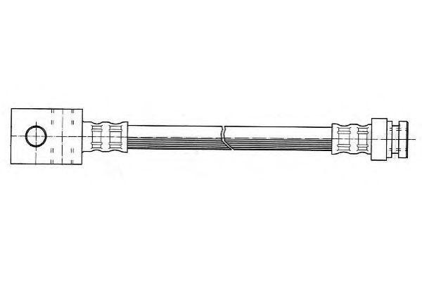 Тормозной шланг FHY2437 FERODO