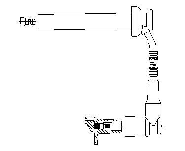 Провод зажигания 8A15F29 BREMI