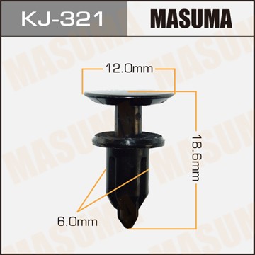 Клипса крепежная KJ321 MASUMA