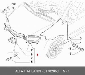 Деталь 51782860 ALFA FIAT LANCIA