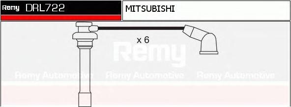 Ккомплект проводов зажигания DRL722 DELCO REMY
