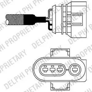 Лямбда-зонд ES10977-12B1 DELPHI