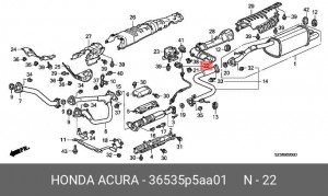 Лямбда-зонд 36535P5AA01 HONDA