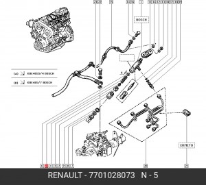 Пружина 7701028073 RENAULT
