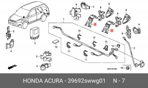 Деталь 39692SWWG01 HONDA