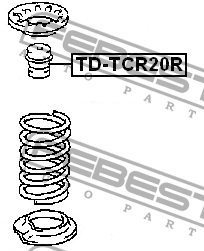 Отбойник рессоры TD-TCR20R FEBEST