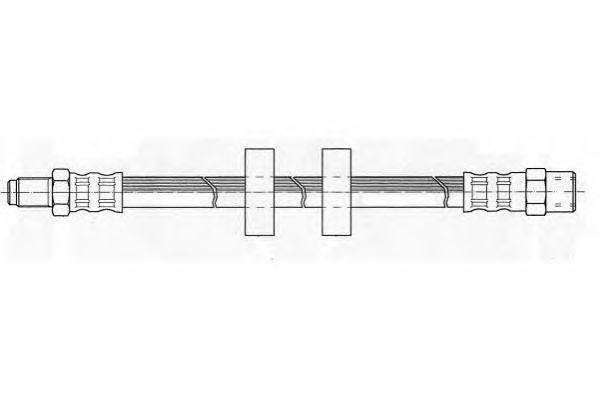 Тормозной шланг FHY2076 FERODO