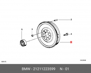 Маховик 21 21 1 223 599 BMW
