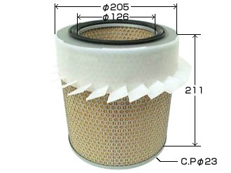 Фильтр воздушный A444S VIC