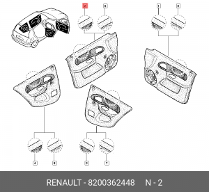 Деталь 8200362448 RENAULT
