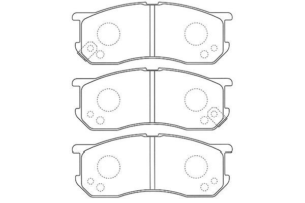 Комплект тормозных колодок, диско BP-9119 KAVO PARTS