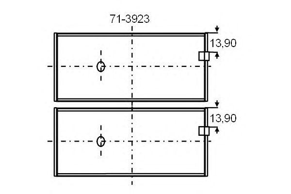 Подшипник 71-3923 GLYCO