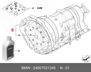 АКПП в сборе 24 00 7 531 245 BMW