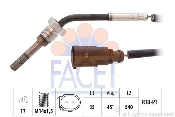 Бегунок распределителя зажигани 37885RS FACET