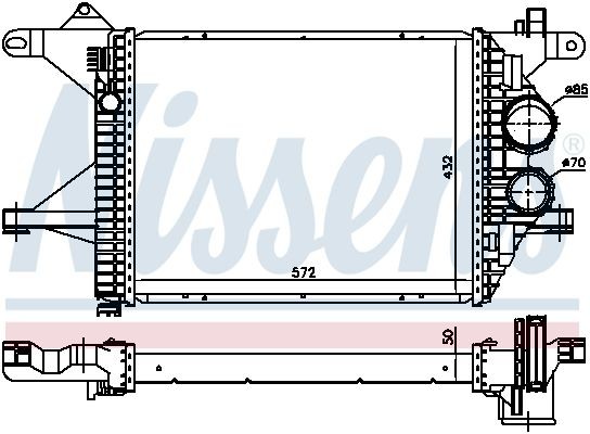 Интеркулер 96976 NISSENS