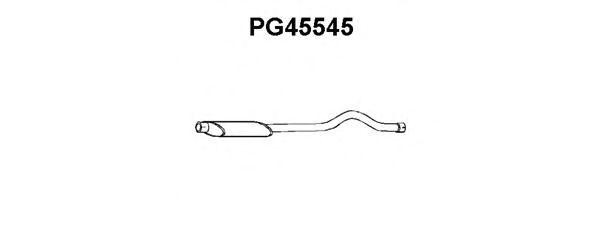 Предглушитель выхлопных газов PG45545 VENEPORTE