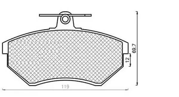Комплект тормозных колодок, диско 430216171181 MAGNETI MARELLI