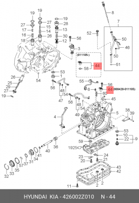 Датчик скорости 426002Z010 HYUNDAI KIA