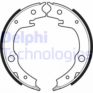 Комплект тормозных колодок, стояночная тормозная система LS1994 DELPHI